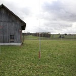Grundstück mit Baugestecke, 26.12.2012