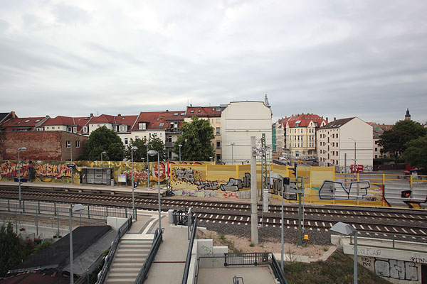 LEIPZIG, LÜTZNER STR, LVB-Stadtbahnlinie 15, looking east, 23.05.2014