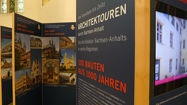 Lutherstadt Eisleben, Zentrum Taufe, St. Petri-Pauli-Kirche, Ausstellung-Detail, 03.06.2014