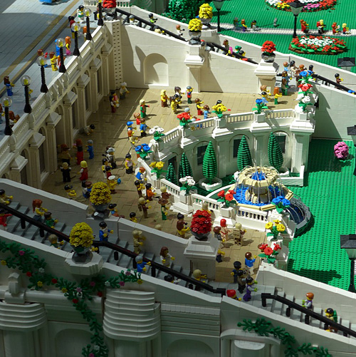 LEIPZIG, LEGO WELTEN, CAPITOL, Detail, looking north, 23.07.2014